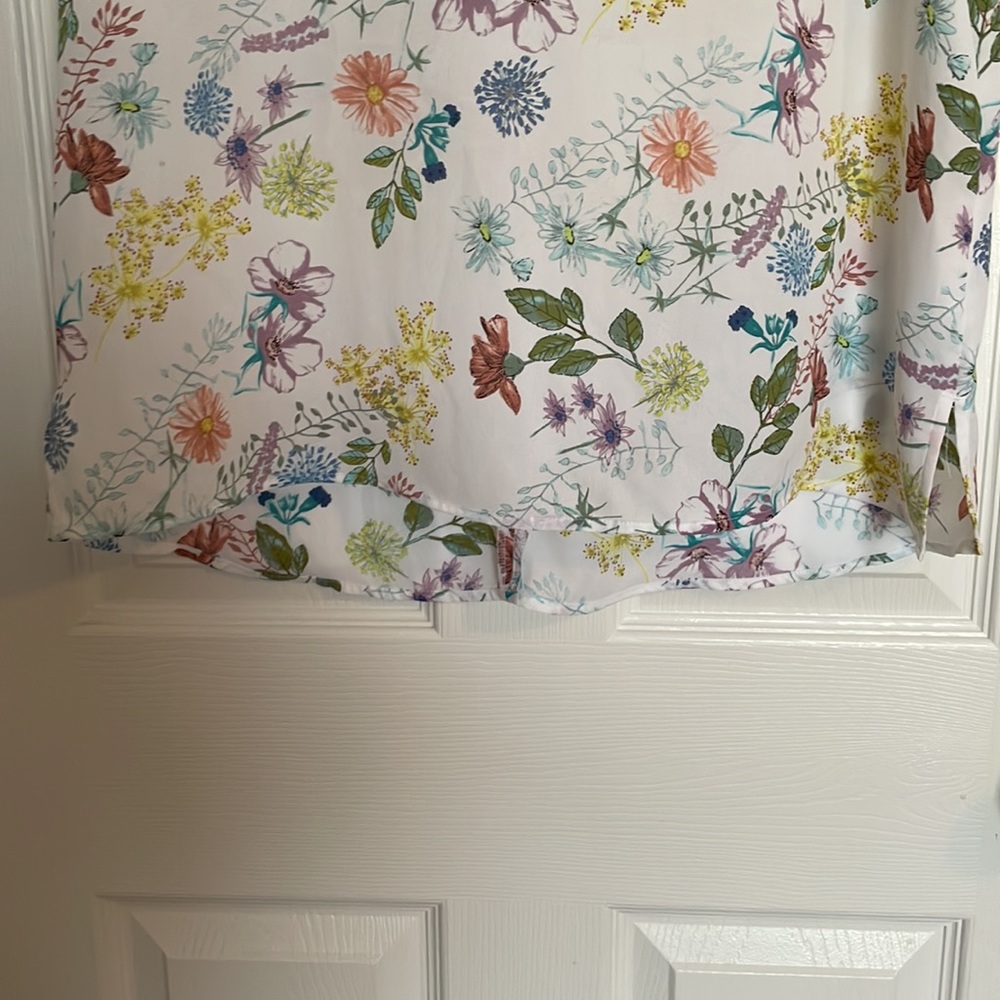 George floral flutter sleeve tank top - Picture 7 of 9